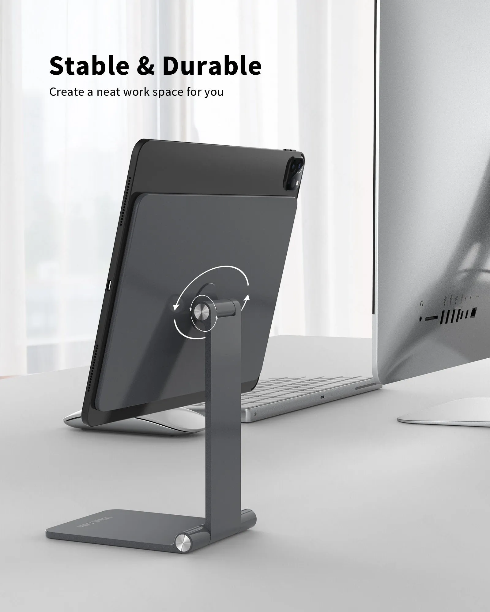 360 Ipad Stand Holder - Magnetic Stand For iPad Pro