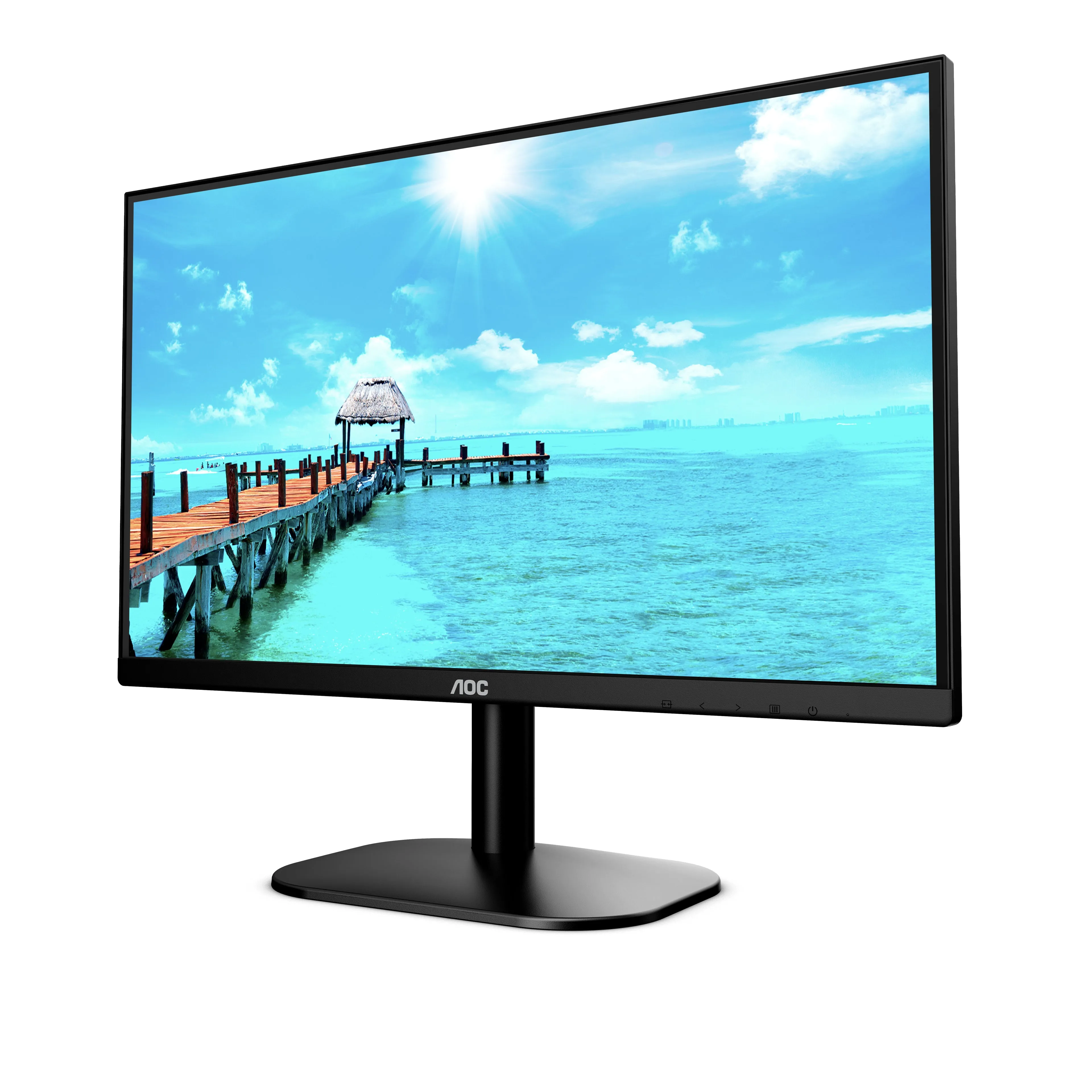 60Cm/24'' (1920X1080) Aoc Basic-Line 24B2xdam 16:9 4Ms Hdmi Vga Dvi Vesa Speaker Full Hd Black