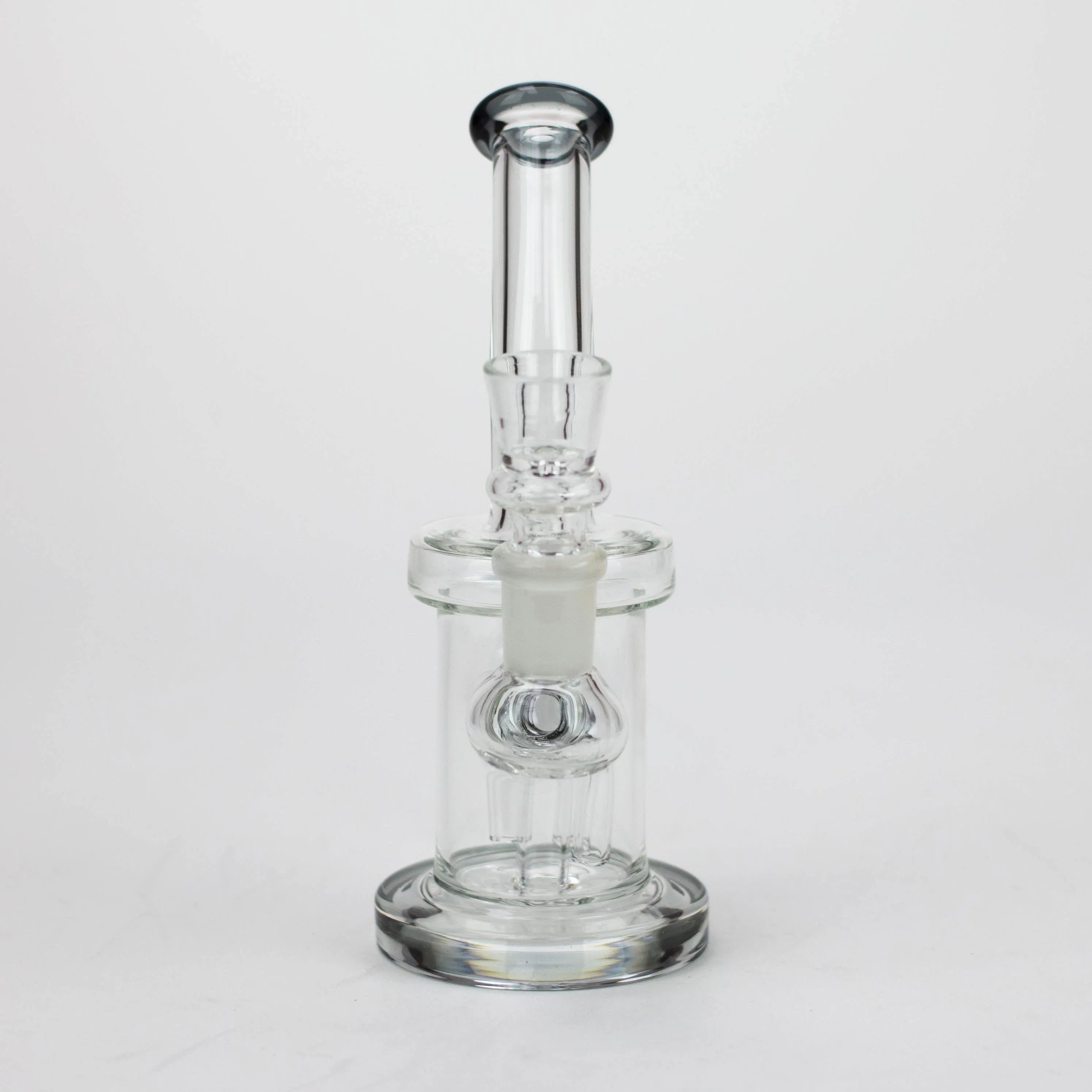 6.5" assorted color glass bong with tree arm diffuser