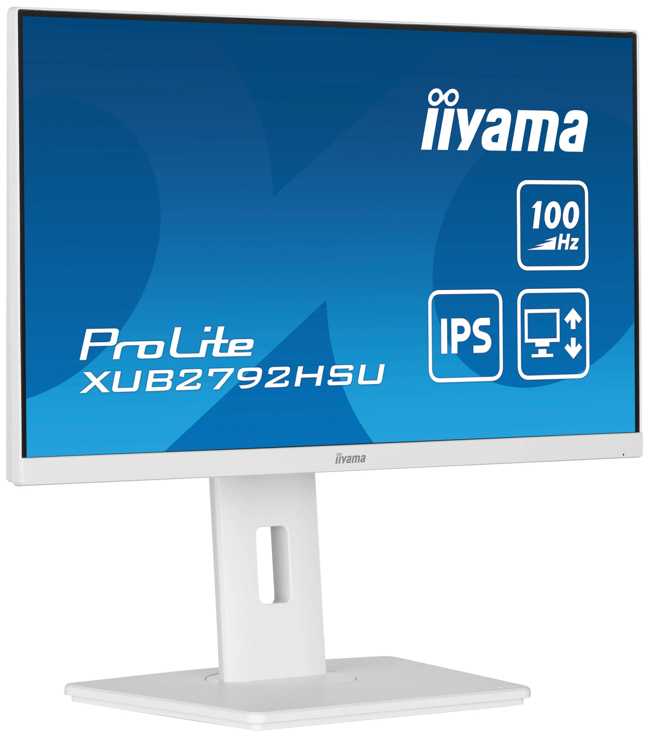 68,6Cm/27" (1920X1080) Iiyama Prolite Xub2792hsu-W6 16:9 Fhd Ips 100Hz 0,4Ms Hdmi Dp Usb Ls Pivot Vesa White