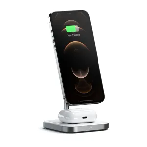 Aluminum 2-in-1 Magnetic Wireless Charging Stand