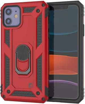 Apple iPhone 11  Punkcase ArmorShield Military Style Case Red