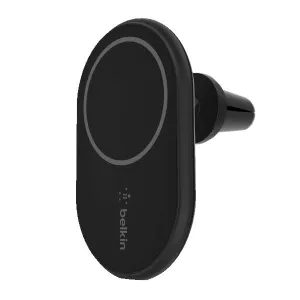 BELKIN BOOSTCHARGE Magnetic Wireless Car Charger for Apple iPhone 15/14/13/12. Includes 1.2m USB-C cable (Power Supply Sold Separately - NOT INCLUDED)