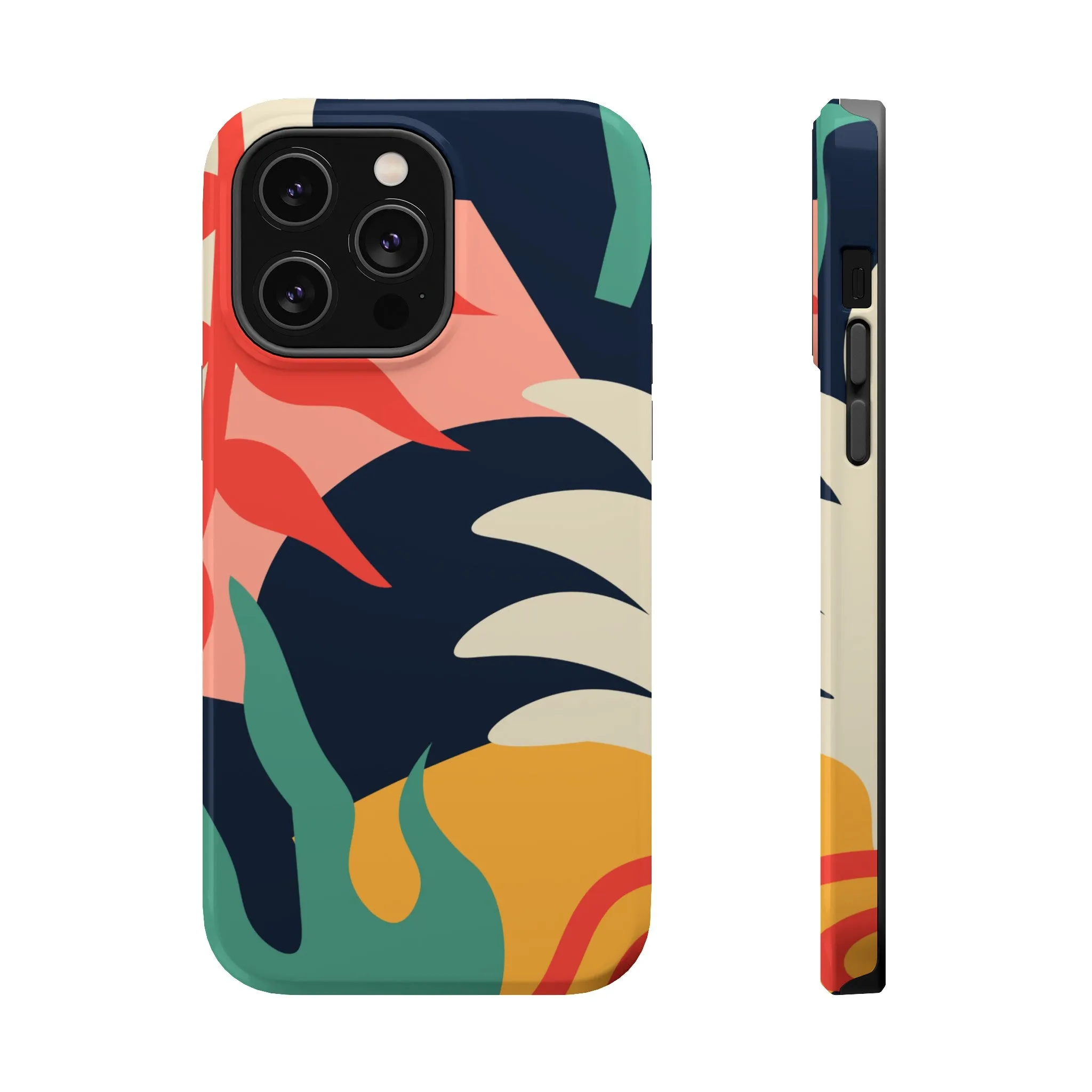 Floral Fantasy | Navy Abstract Case