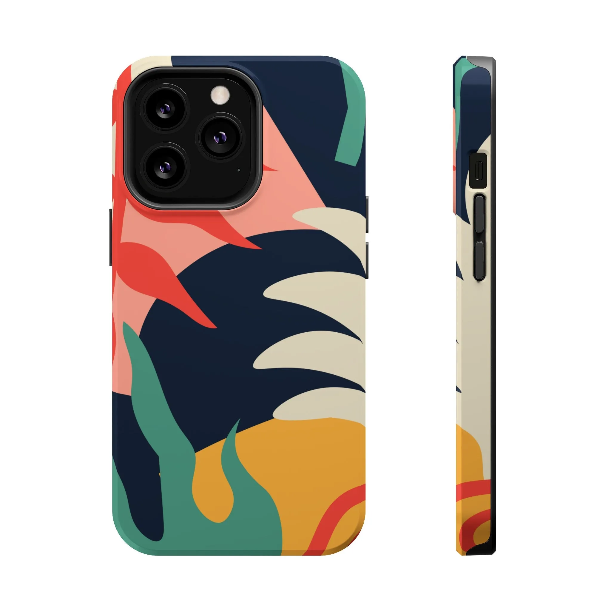 Floral Fantasy | Navy Abstract Case