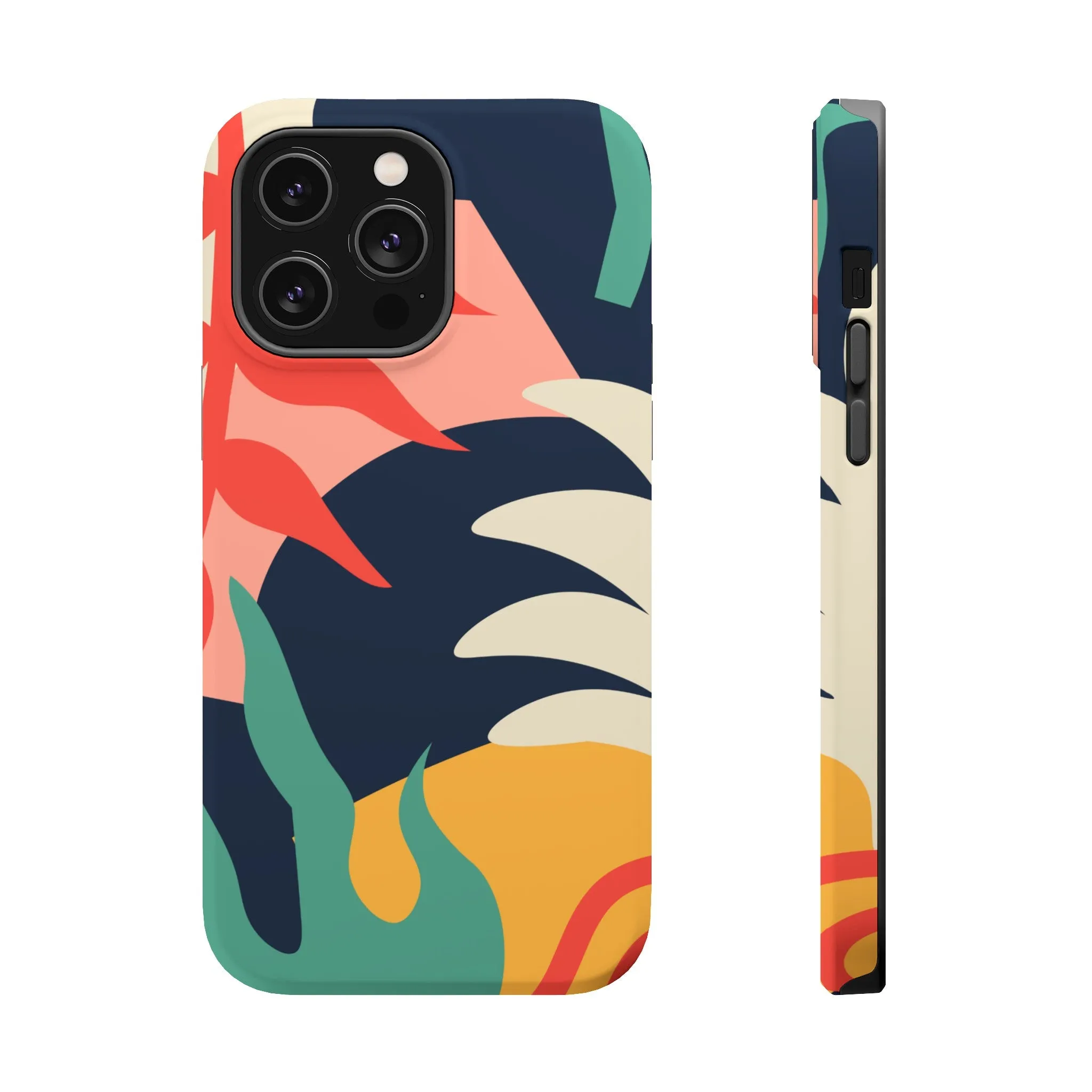 Floral Fantasy | Navy Abstract Case