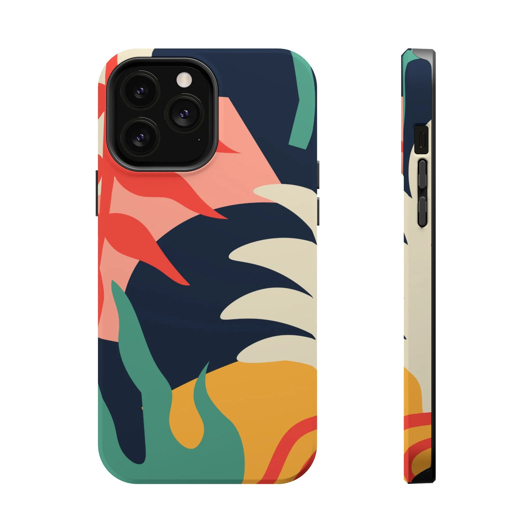 Floral Fantasy | Navy Abstract Case