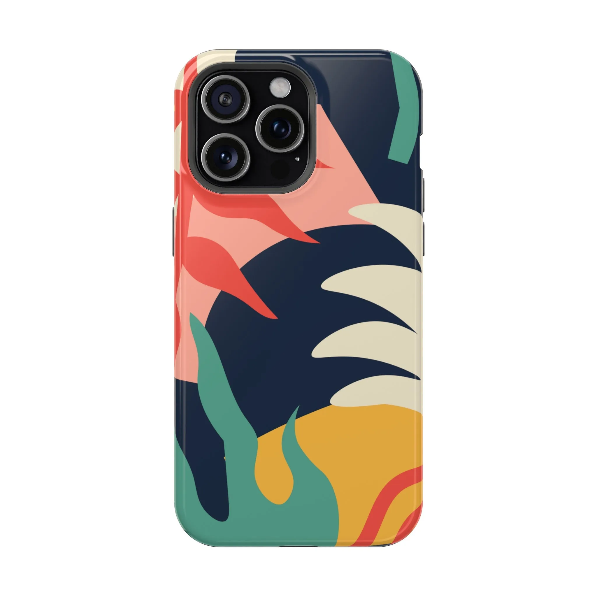 Floral Fantasy | Navy Abstract Case