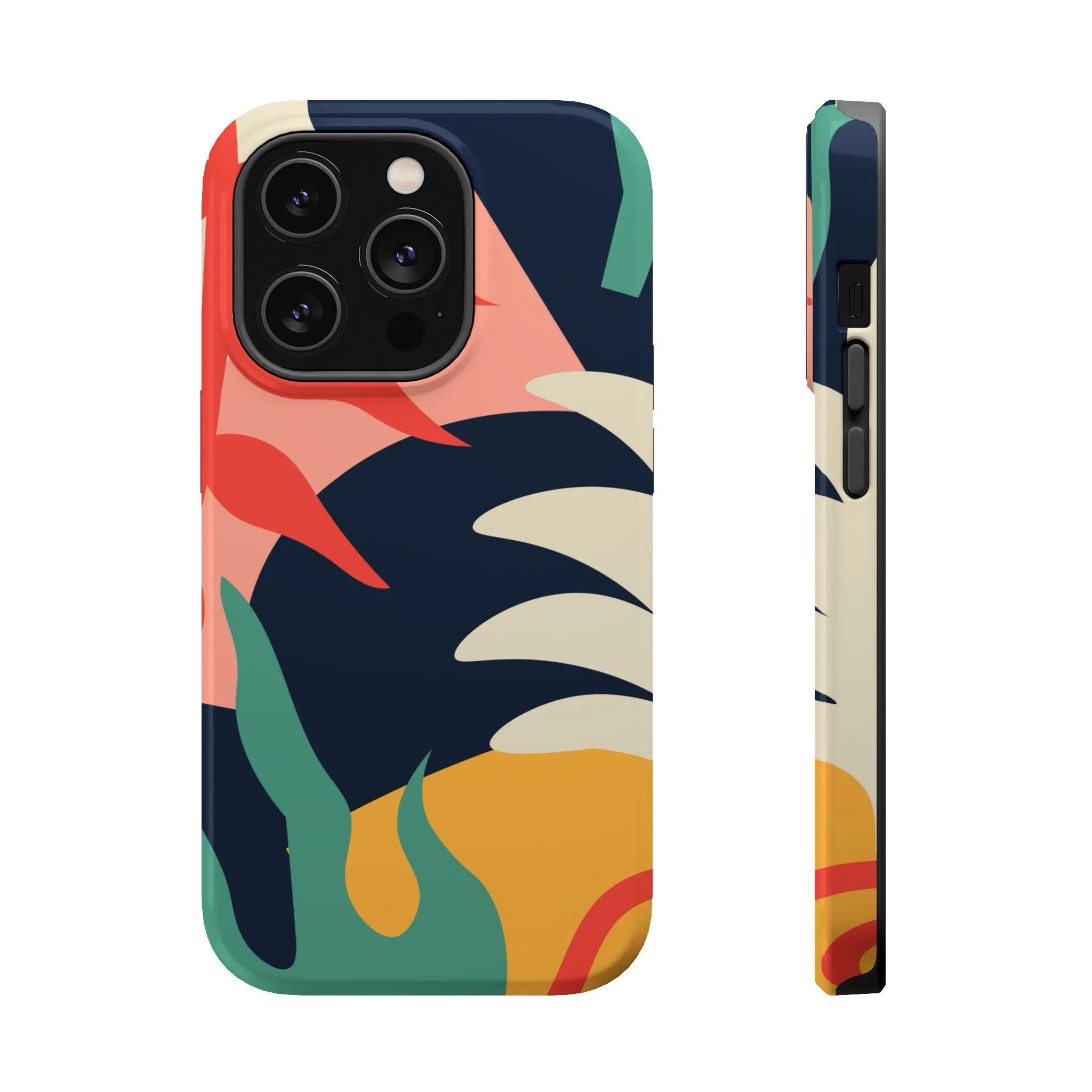 Floral Fantasy | Navy Abstract Case