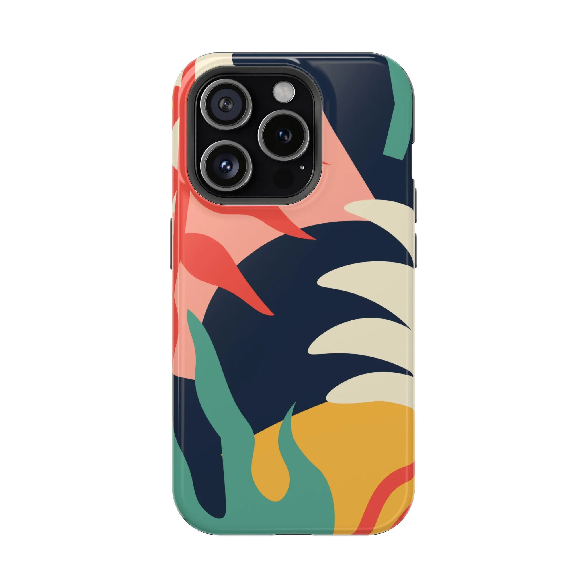 Floral Fantasy | Navy Abstract Case