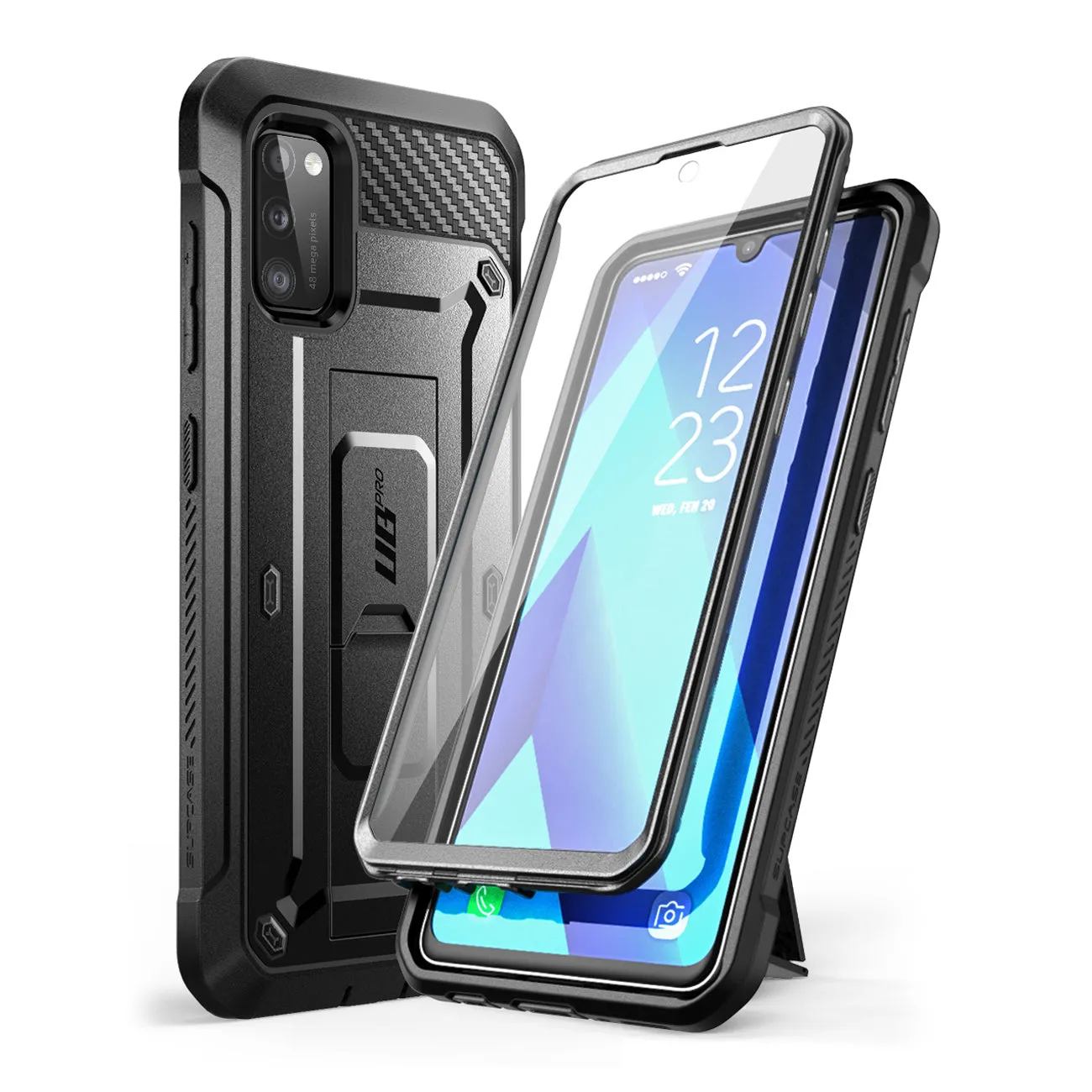 Galaxy A41 Unicorn Beetle Pro Rugged Case-Black