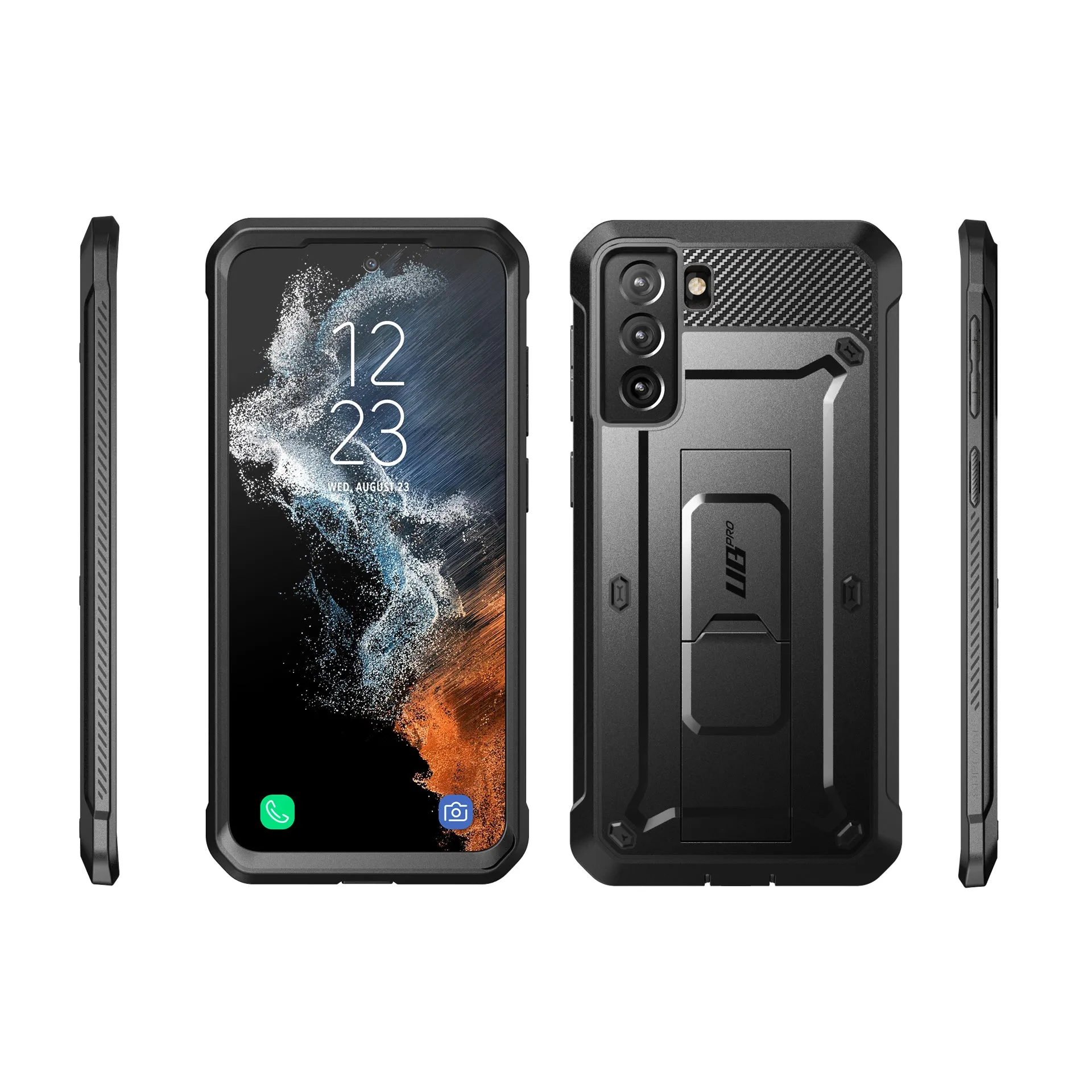 Galaxy S22 Unicorn Beetle PRO Rugged Case-Black