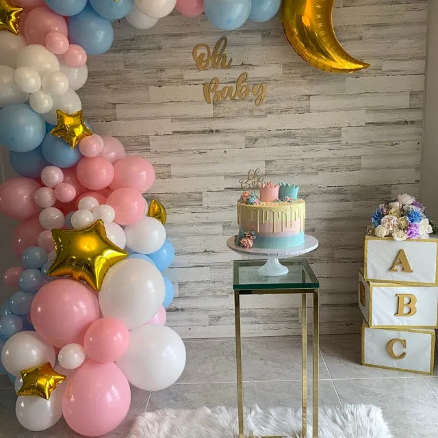 Gold Moon and Star Balloons (7-Pack)