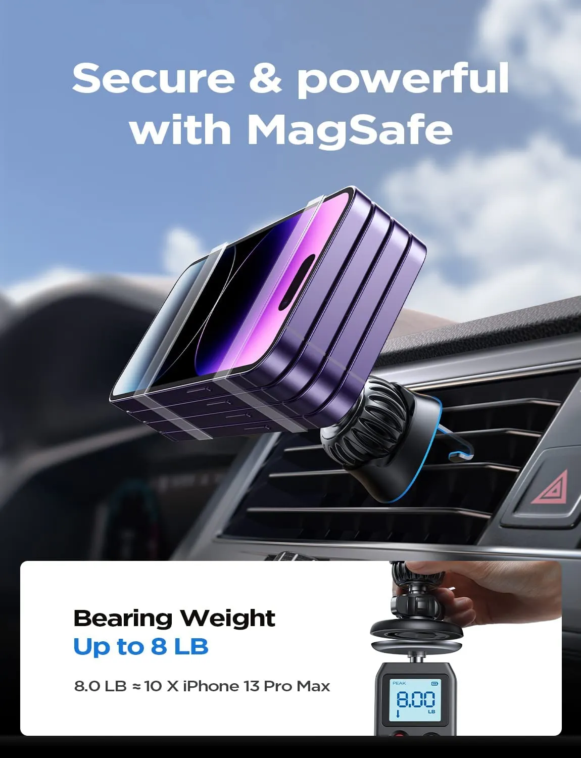 Lisen MagSafe Car Mount for iPhone