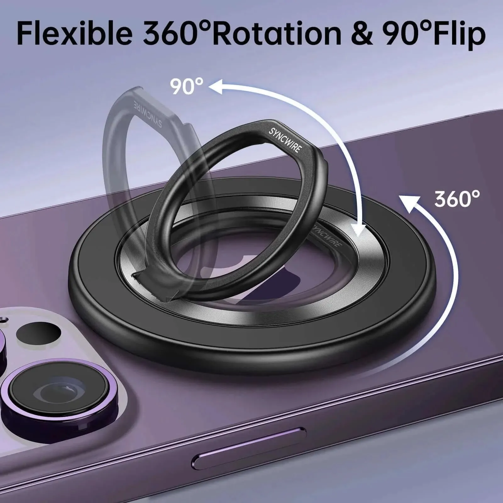 Magnetic Phone Ring Holder