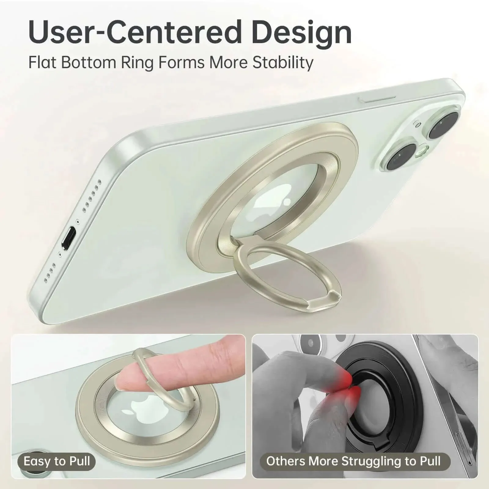 Magnetic Phone Ring Holder