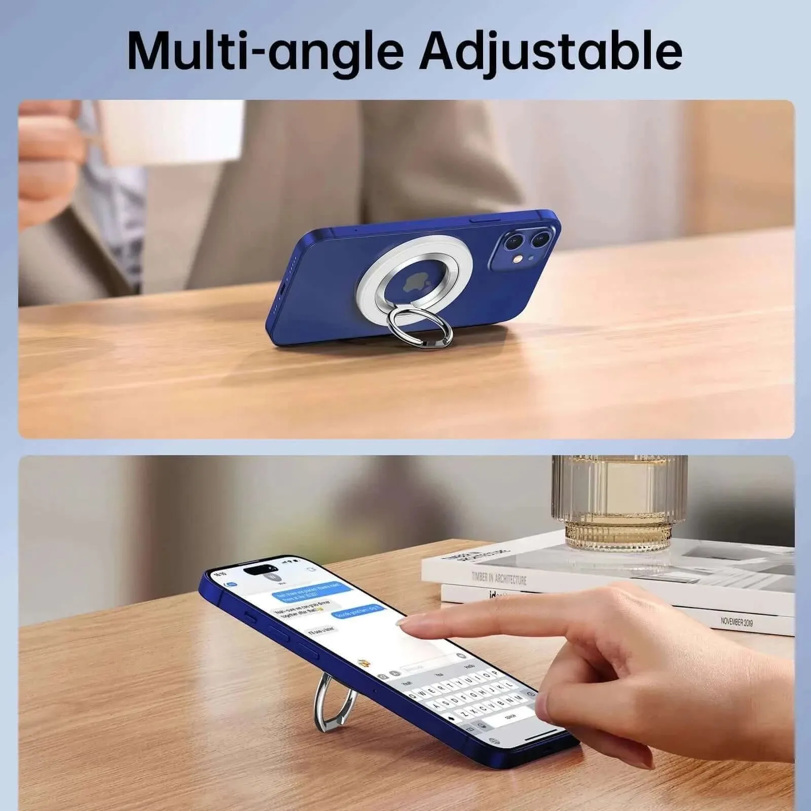 Magnetic Phone Ring Holder