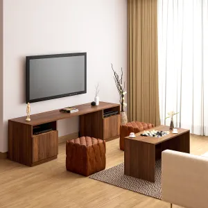 Pengu Tv unit with hidden coffee table