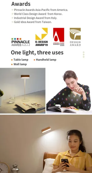 Rechargable Magnetic 360 Degree Reading Lamp