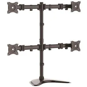 StarTech.com Quad Monitor Stand - Crossbar - Steel - Monitors up to 27"