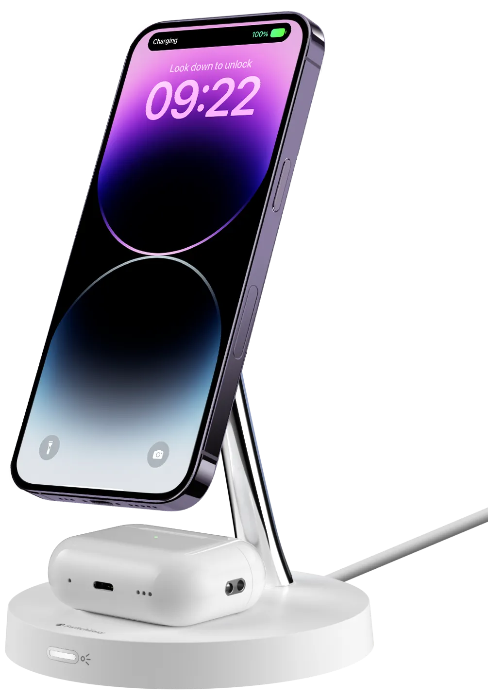 SwitchEasy MagPower 2-in-1 Magnetic Wireless Charging Stand