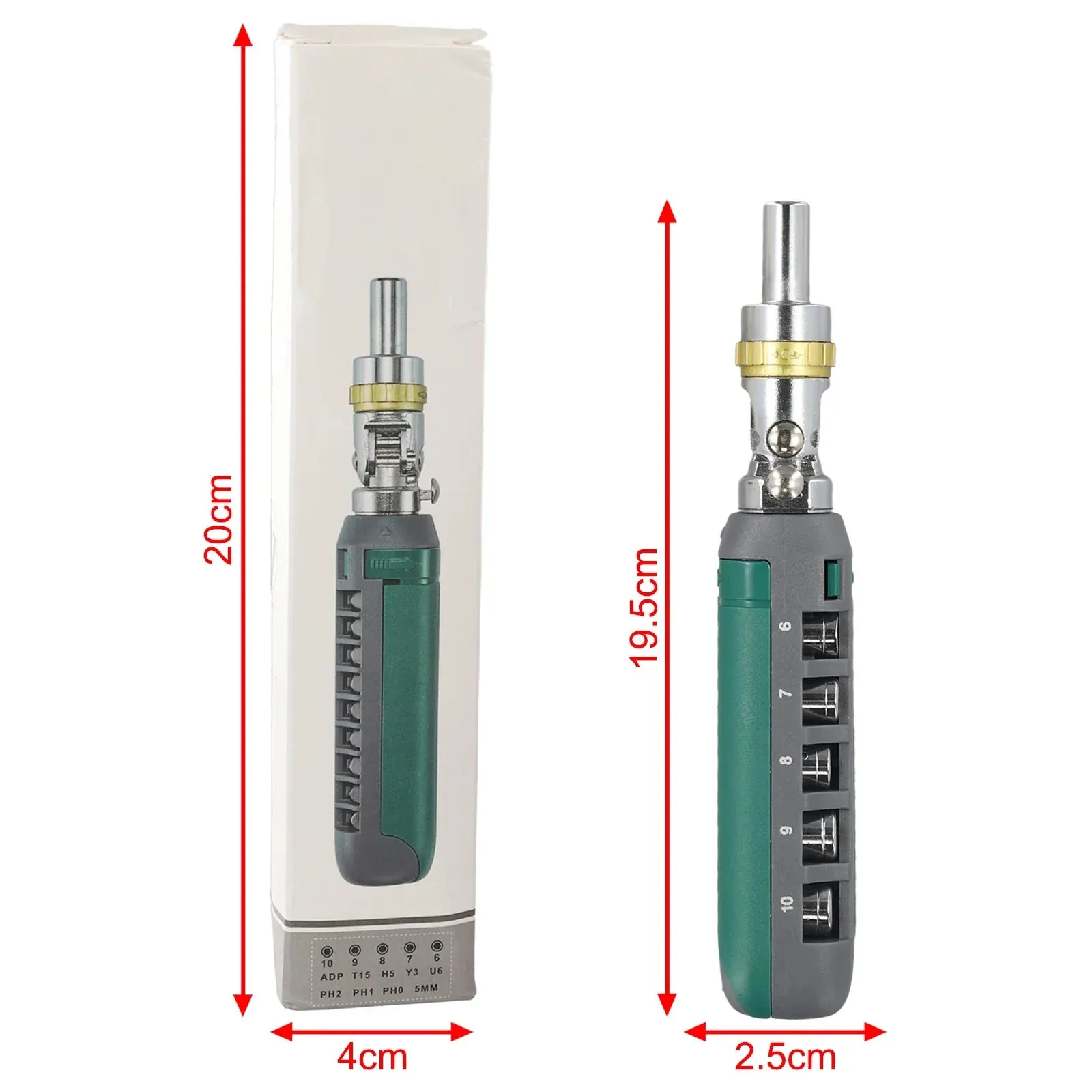 Ultimate High Precision Multi-Angle Spiral Ratchet Screwdriver Set