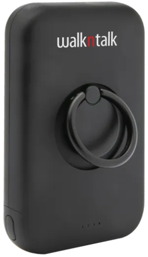 Walk n Talk - Wireless magnetic Powerbank 5000mAh - Black